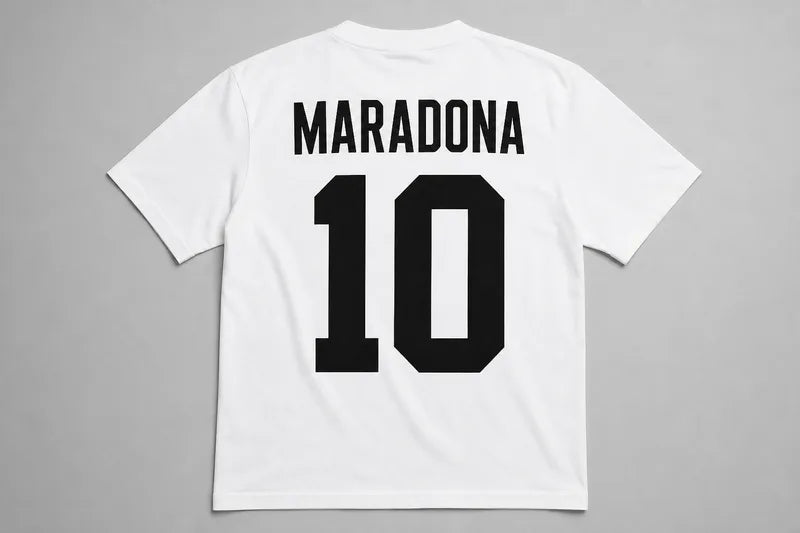 Back: MARADONA above 10